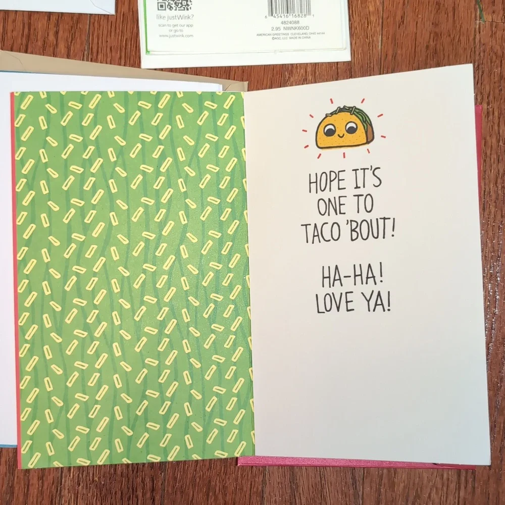Bundle Of 5 Cards Teacher Just Because Birthday Fathers Day
